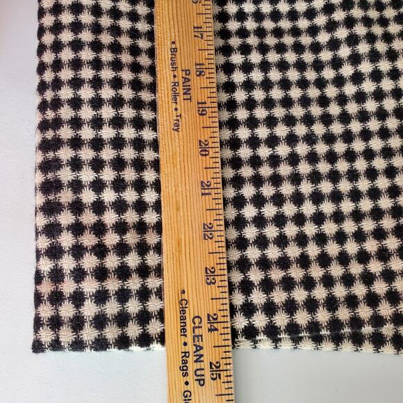 Talbots 90s Black Ivory Wool Tweed Pencil Skirt 12 Preppy Retro Classy Career - Picture 13 of 15